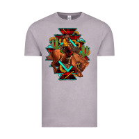 Vintage Zinc aztec rodeo cowboy christmas Vintage Tee - JahusDesignShop