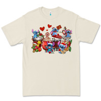 Bone christmas stitch coffee cups Premium Tee - AdoDesignShop