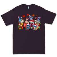 Plum christmas stitch coffee cups Premium Tee - AdoDesignShop