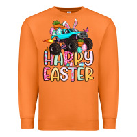 Carrot monster truck happy easter Premium Sweatshirt - Artiststas