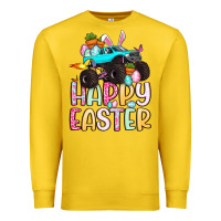 Lemon monster truck happy easter Premium Sweatshirt - Artiststas