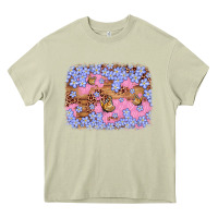 Mossy easter butterfly leopard background Heavy Core Tee - Artiststas