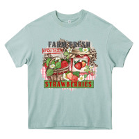Arona farm fresh strawberries Heavy Core Tee - Zillion Design Studio