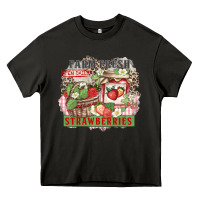 Asphalt farm fresh strawberries Heavy Core Tee - Zillion Design Studio
