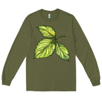 Army Green green leaf Long Sleeve Tee - BarkalooDesign