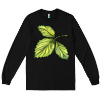 Black green leaf Long Sleeve Tee - BarkalooDesign
