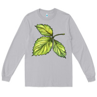 Moon Dust green leaf Long Sleeve Tee - BarkalooDesign
