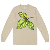 Mushroom green leaf Long Sleeve Tee - BarkalooDesign