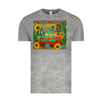 Cloud Rock don't think jesus done it that way western skeleton cactus Vintage Tee - Artiststas