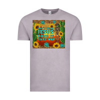 Vintage Zinc don't think jesus done it that way western skeleton cactus Vintage Tee - Artiststas