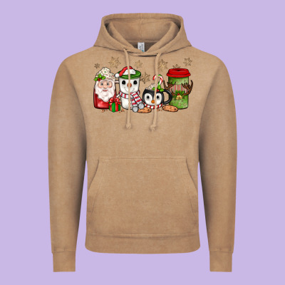 Christmas Coffee Vintage Hoodie Designed By Jahusdesignshop
