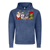Vintage Denim Christmas coffee Vintage Hoodie - JahusDesignShop