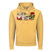 Vintage Mustard Christmas coffee Vintage Hoodie - JahusDesignShop