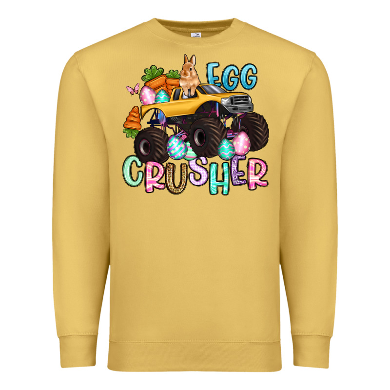 Egg Crusher Monster Truck Easter Premium Sweatshirt by Artiststas | Teevron