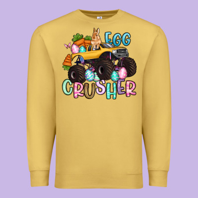 Egg Crusher Monster Truck Easter Premium Sweatshirt Designed By Artiststas