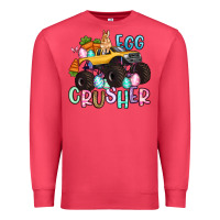 Cardinal egg crusher monster truck easter Premium Sweatshirt - Artiststas