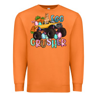 Carrot egg crusher monster truck easter Premium Sweatshirt - Artiststas