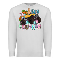 Dove Grey egg crusher monster truck easter Premium Sweatshirt - Artiststas