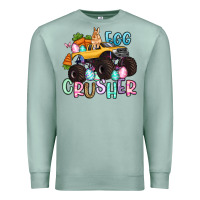 Seafoam egg crusher monster truck easter Premium Sweatshirt - Artiststas