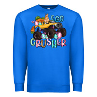 True Royal egg crusher monster truck easter Premium Sweatshirt - Artiststas