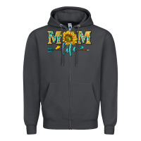 Smoke mom life Zipper Hoodie - NancyCooperArtShop
