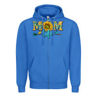 True Royal mom life Zipper Hoodie - NancyCooperArtShop