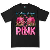 Black in october we wear pink Premium Tee - Zillion Design Studio