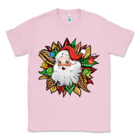 Bubblegum Pink santa claus sunflower Classic Tee - Jasminsmagicworld