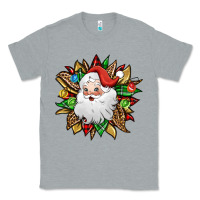 Heather Grey santa claus sunflower Classic Tee - Jasminsmagicworld