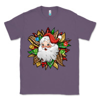 Lavender santa claus sunflower Classic Tee - Jasminsmagicworld