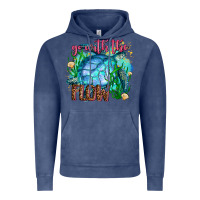 Vintage Denim go with the flow Vintage Hoodie - AdoDesignShop