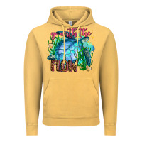 Vintage Mustard go with the flow Vintage Hoodie - AdoDesignShop
