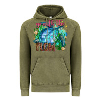 Vintage Olive go with the flow Vintage Hoodie - AdoDesignShop