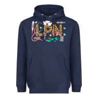 Navy LPN Certified Nursing Assistant Heavyweight Hoodie - LillyAllenDesigns