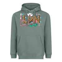 Sage LPN Certified Nursing Assistant Heavyweight Hoodie - LillyAllenDesigns