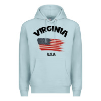 Blue Mist VIRGINIA U.S.A Premium Hoodie - Bettercallsaul
