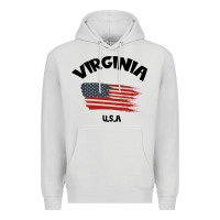 Dove Grey VIRGINIA U.S.A Premium Hoodie - Bettercallsaul