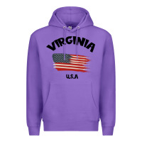 Purple VIRGINIA U.S.A Premium Hoodie - Bettercallsaul