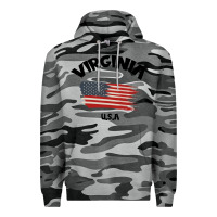 Slate Camo VIRGINIA U.S.A Premium Hoodie - Bettercallsaul