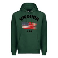 Sports Green VIRGINIA U.S.A Premium Hoodie - Bettercallsaul