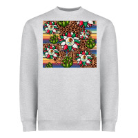 Heather Grey sunflower mexican flag tumbler Heavyweight Sweatshirt - JahusDesignShop