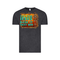 Vintage Black don't jesus done it that way western skeleton Vintage Tee - Artiststas
