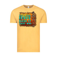 Vintage Mustard don't jesus done it that way western skeleton Vintage Tee - Artiststas