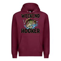 Burgundy weekend hooker Premium Hoodie - JahusDesignShop