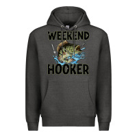 Charcoal Heather weekend hooker Premium Hoodie - JahusDesignShop