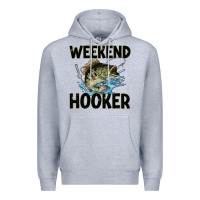 Heather Grey weekend hooker Premium Hoodie - JahusDesignShop