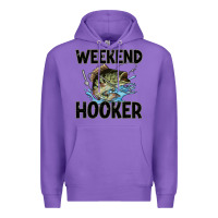 Purple weekend hooker Premium Hoodie - JahusDesignShop