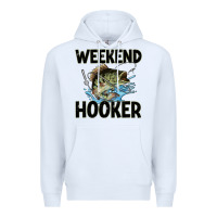 White weekend hooker Premium Hoodie - JahusDesignShop