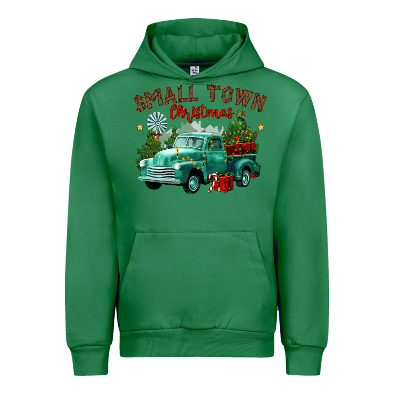 Small Town Christmas Urban Hoodie by CowGirlArtShop | Teevron