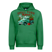Emerald small town christmas Urban Hoodie - CowGirlArtShop